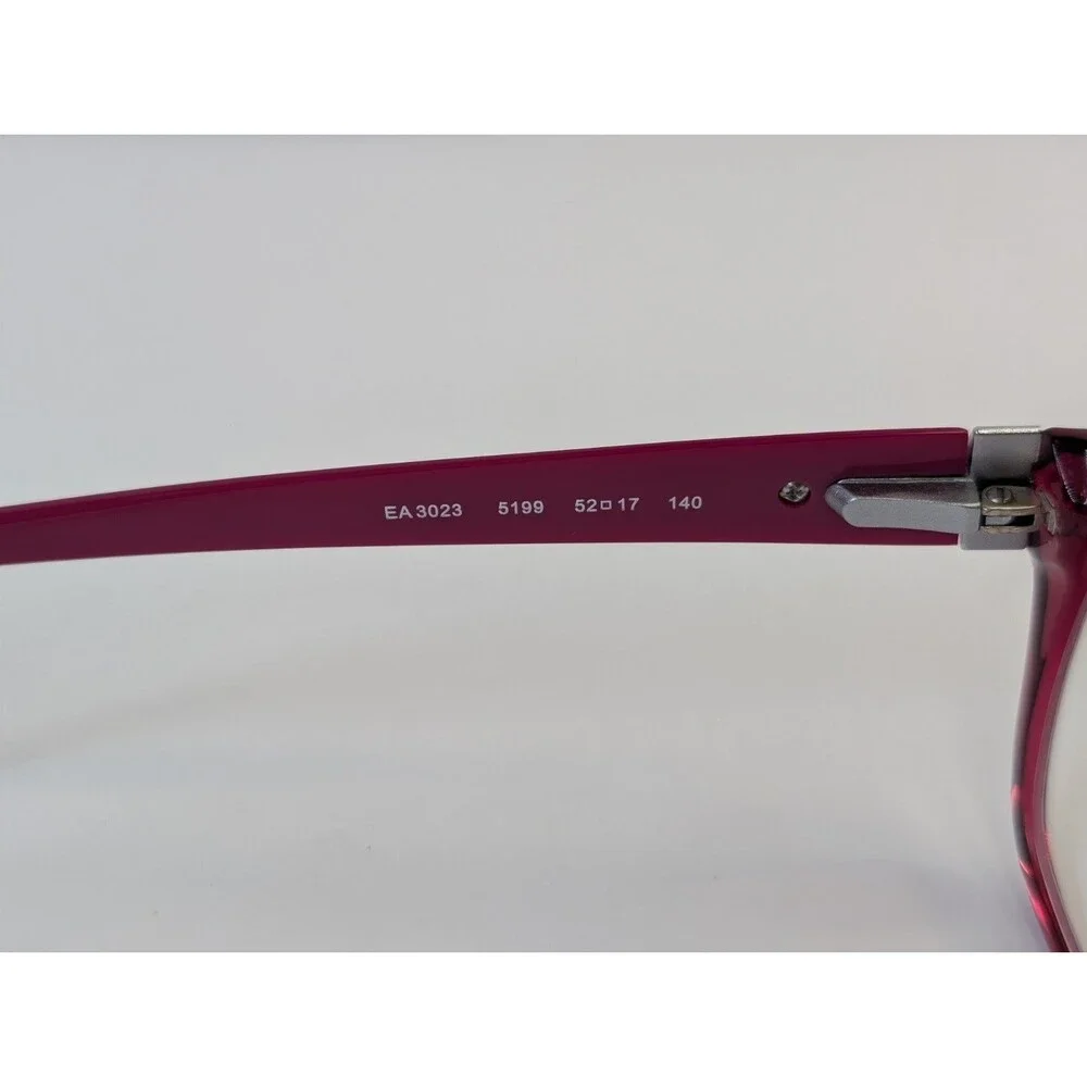 Emporio Armani EA 3023 5199 Cyclamen Purple Eyeglasses Frames 52-17-140 Ex Cond